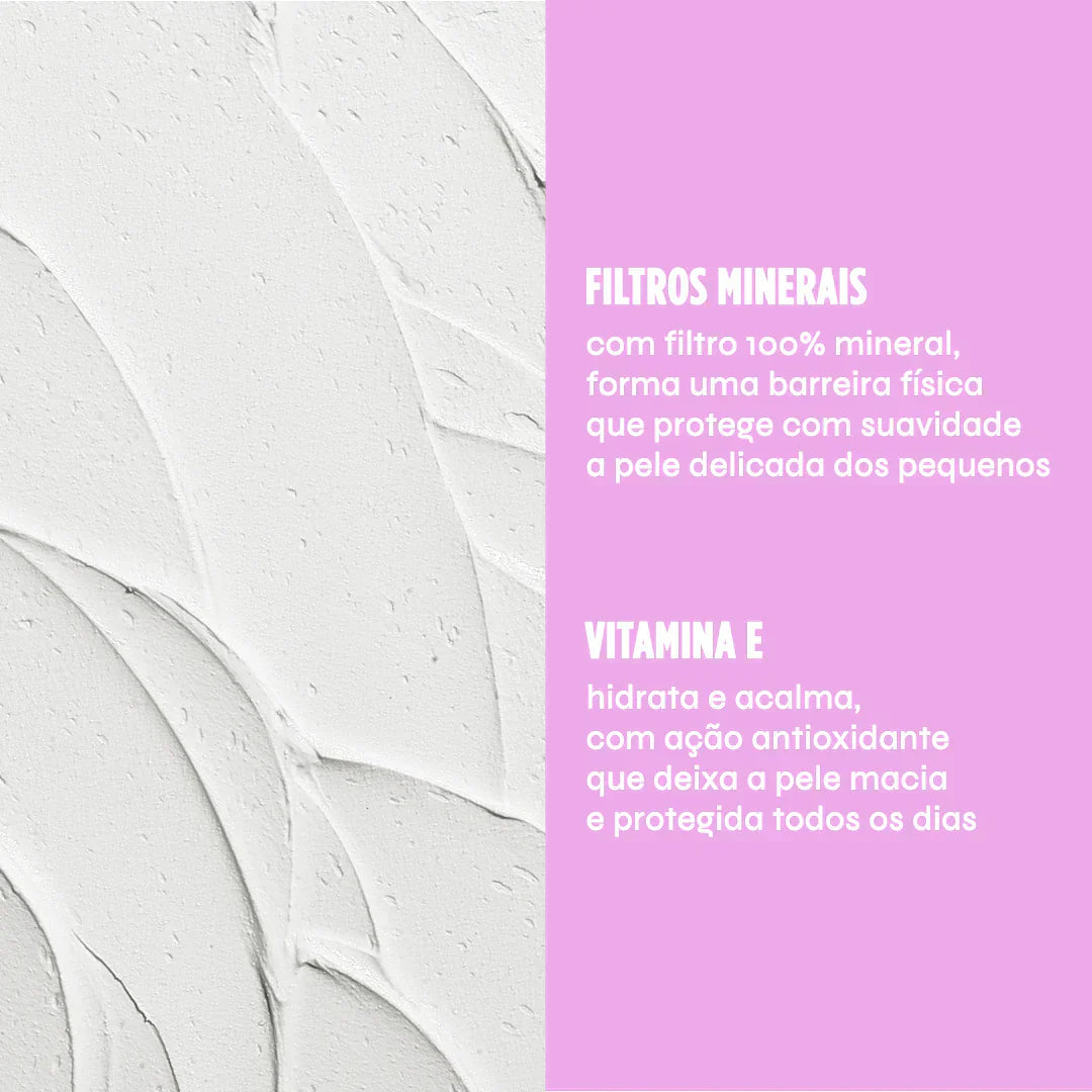 Protetor Solar Infantil em Bastão Mineral FPS 80 FPUVA 30